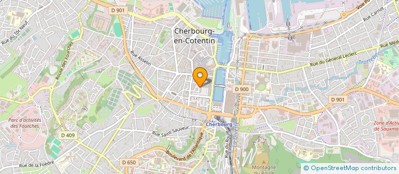 localisation de l'entreprise MONSIEUR GHISLAIN N'SAMOUKOUNOU NGANGA  CHERBOURG-EN-COTENTIN