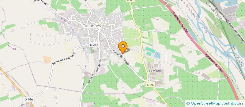 localisation de l'entreprise MONSIEUR GHISLAIN NICOLAS  CABANNES