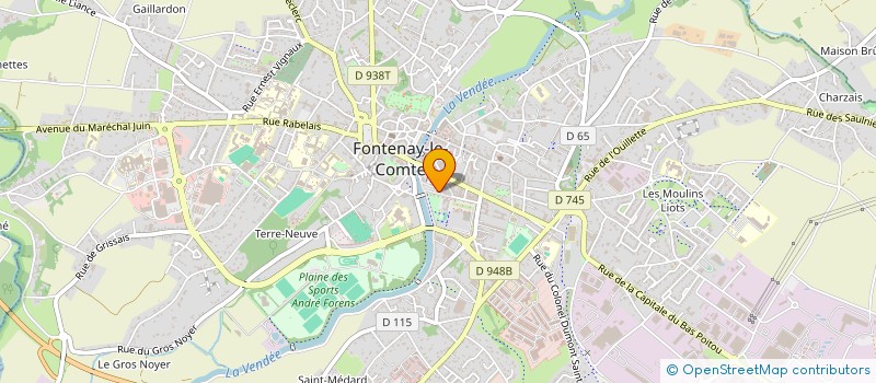 localisation de l'entreprise MONSIEUR GHISLAIN NIVET à FONTENAY-LE-COMTE
