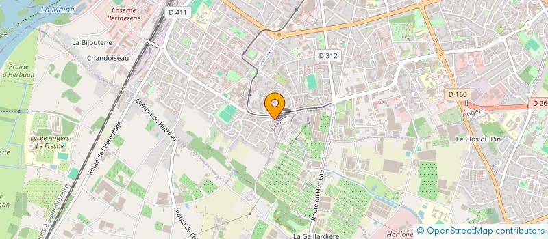 localisation de l'entreprise MONSIEUR GHISLAIN NYILINKINDI à ANGERS