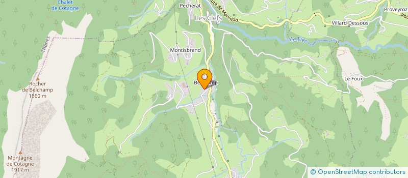 localisation de l'entreprise MONSIEUR GHISLAIN PEIFFER  LES CLEFS