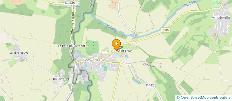 localisation de l'entreprise MONSIEUR GHISLAIN PERRIN  BRAY-ET-LU