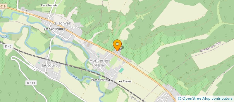 localisation de l'entreprise MONSIEUR GHISLAIN PETIT  MONTIER-EN-L'ISLE