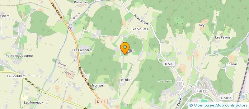 localisation de l'entreprise MONSIEUR GHISLAIN PIAUD à EURRE