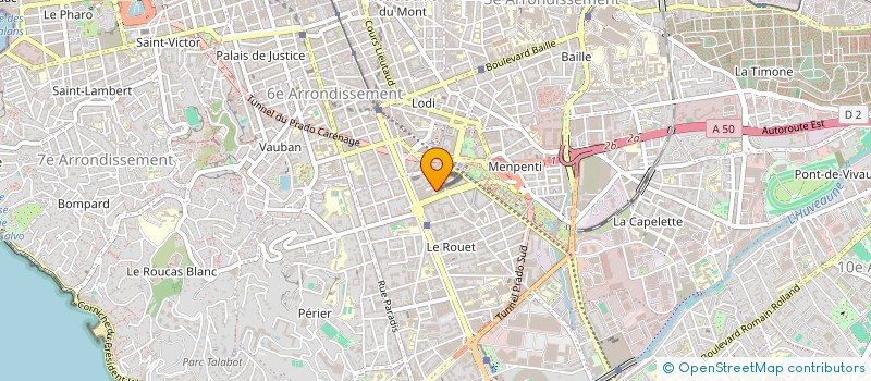 localisation de l'entreprise MONSIEUR GHISLAIN PITAULT à MARSEILLE