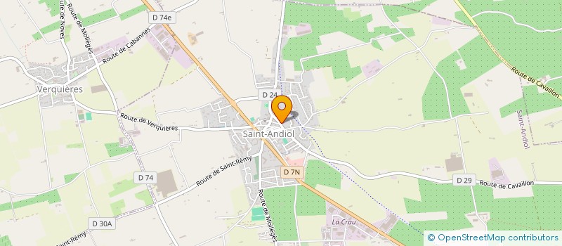 localisation de l'entreprise MONSIEUR GHISLAIN POMMET  SAINT-ANDIOL