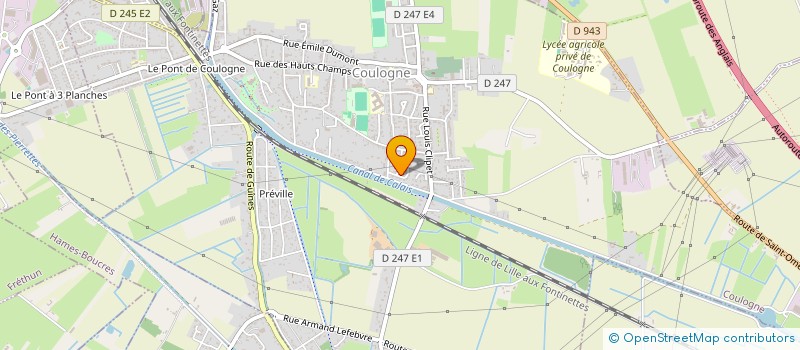 localisation de l'entreprise MONSIEUR GHISLAIN RAULT  COULOGNE