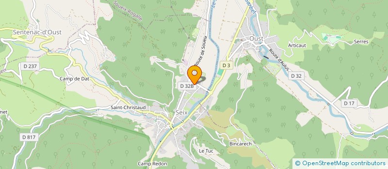 localisation de l'entreprise MONSIEUR GHISLAIN RICCI à SEIX