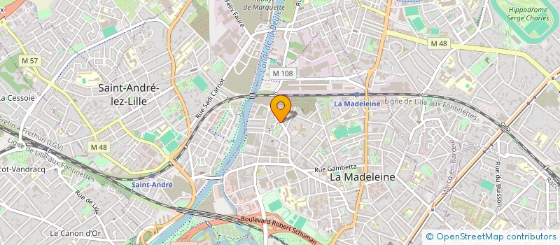 localisation de l'entreprise MONSIEUR GHISLAIN RICHEZ à LA MADELEINE