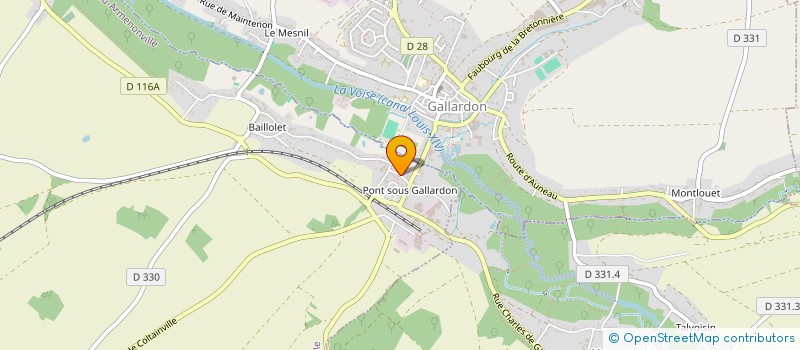 localisation de l'entreprise MONSIEUR GHISLAIN ROUSSIER à BAILLEAU-ARMENONVILLE