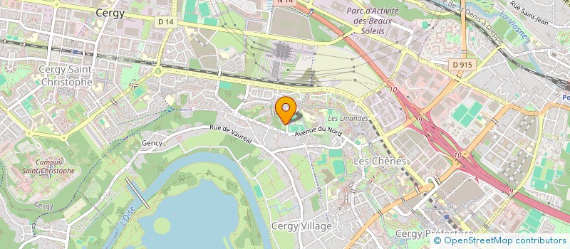 localisation de l'entreprise MONSIEUR GHISLAIN SAMBANDAM  OSNY