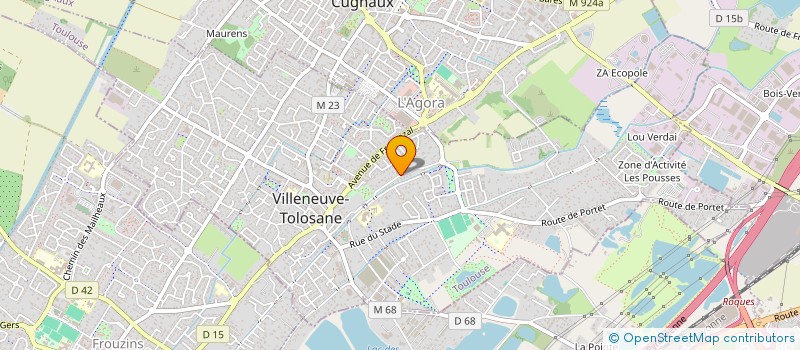 localisation de l'entreprise MONSIEUR GHISLAIN SAULNIER à VILLENEUVE-TOLOSANE