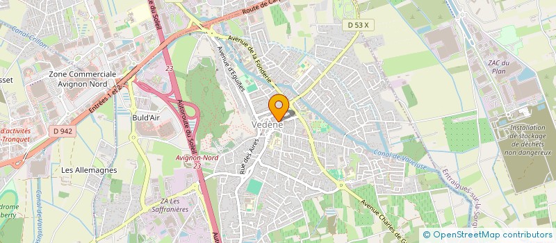 localisation de l'entreprise MONSIEUR GHISLAIN SOIBINET à VEDENE