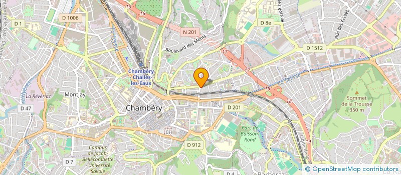 localisation de l'entreprise MONSIEUR GHISLAIN SOLAU à CHAMBERY
