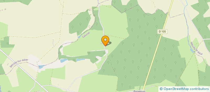 localisation de l'entreprise MONSIEUR GHISLAIN SONNIER  GOUISE