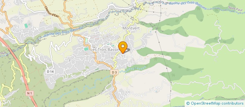 localisation de l'entreprise MONSIEUR GHISLAIN STARNORT  LES TROIS-BASSINS