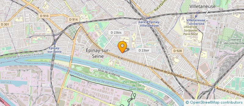 localisation de l'entreprise MONSIEUR GHISLAIN TCHISSAFOU à EPINAY-SUR-SEINE