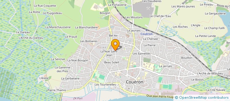 localisation de l'entreprise MONSIEUR GHISLAIN TESSIER à COUERON