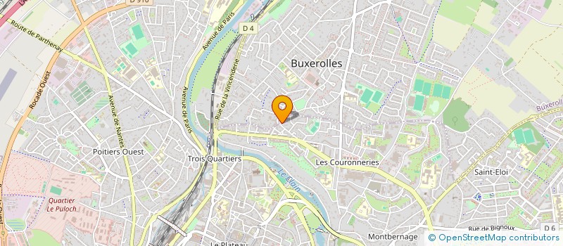 localisation de l'entreprise MONSIEUR GHISLAIN THIERY  POITIERS