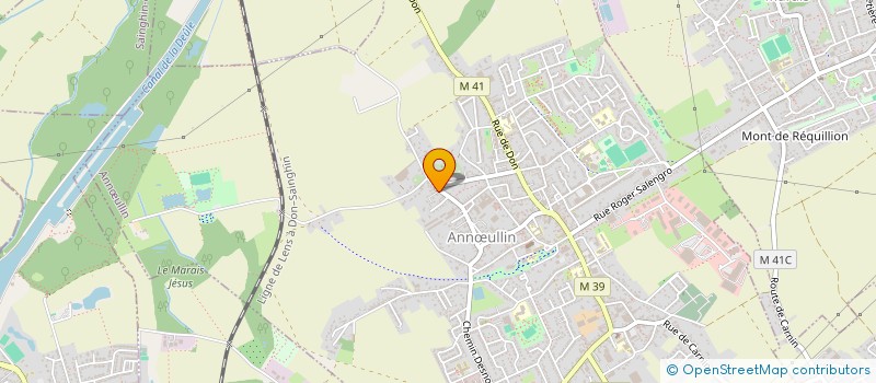 localisation de l'entreprise MONSIEUR GHISLAIN TOULOUSE  ANNULLIN