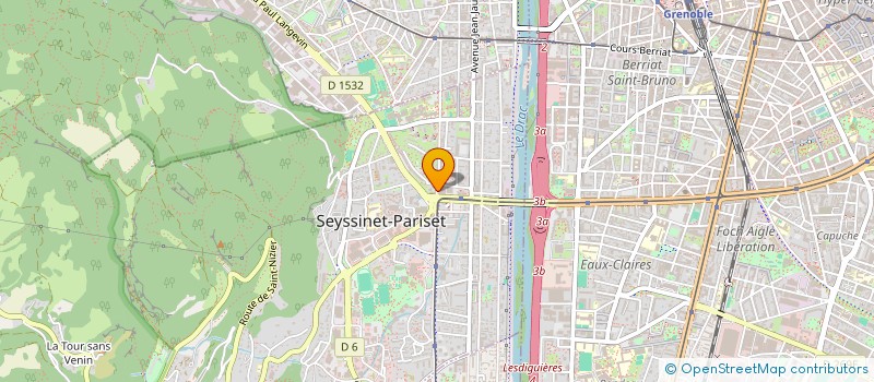 localisation de l'entreprise MONSIEUR GHISLAIN VALLART  SEYSSINET-PARISET