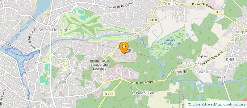 localisation de l'entreprise MONSIEUR GHISLAIN VALLERY  CAPBRETON