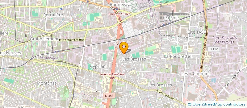 localisation de l'entreprise MONSIEUR GHISLAIN VIDAL  VILLEURBANNE