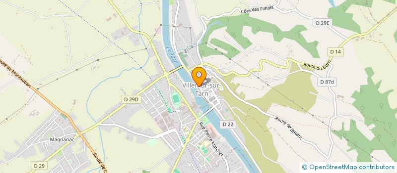 localisation de l'entreprise MONSIEUR GHISLAIN VIGNOT  VILLEMUR-SUR-TARN