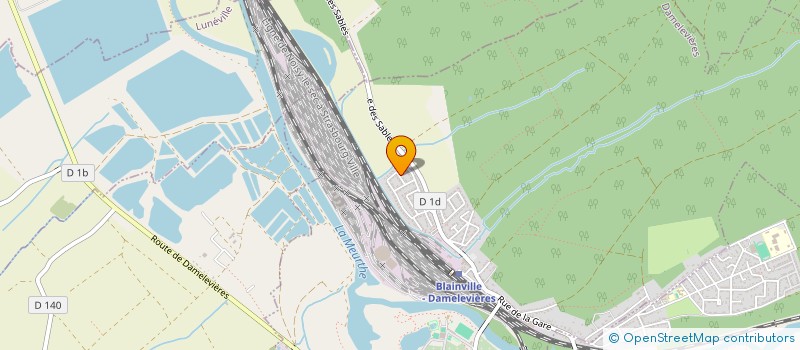 localisation de l'entreprise MONSIEUR GHISLAIN VISINE  DAMELEVIERES