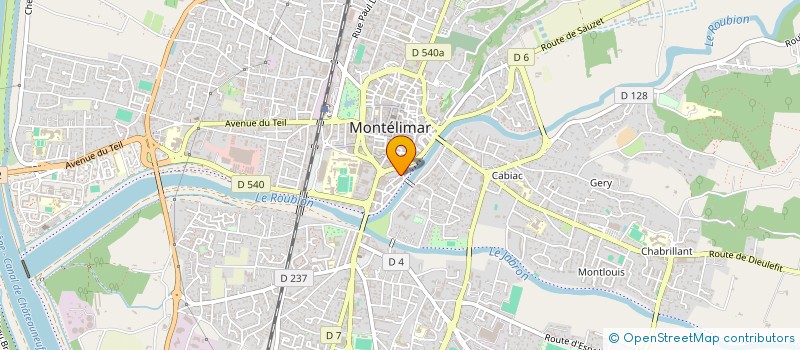 localisation de l'entreprise MONSIEUR GHISLAIN ZARAGOZA  MONTELIMAR