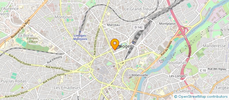 localisation de l'entreprise MONSIEUR GHISLAINE ROGOZINSKI à LIMOGES