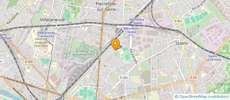 localisation de l'entreprise MONSIEUR GHLAMALLAH MAHMOUD  PIERREFITTE-SUR-SEINE