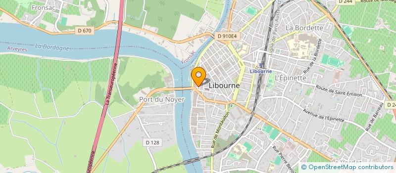 localisation de l'entreprise MONSIEUR GHODRAT MOHSENI  LIBOURNE