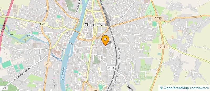 localisation de l'entreprise MONSIEUR GHOLAM ARAB  CHATELLERAULT