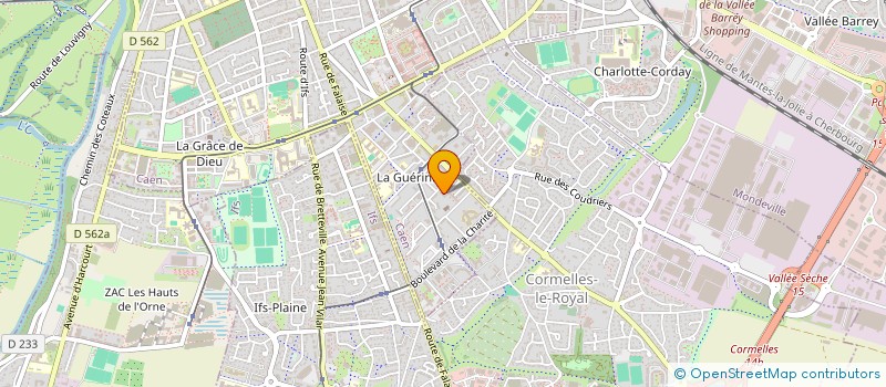localisation de l'entreprise MONSIEUR GHOLAM RABANI RASOLI à CAEN