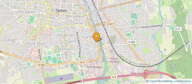 localisation de l'entreprise MONSIEUR GHOLAM RASOOLI  TARBES