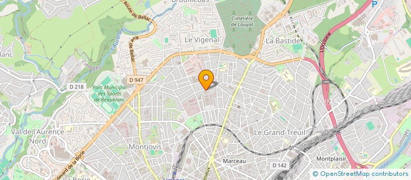 localisation de l'entreprise MONSIEUR GHOSUDDIN NAZARI à LIMOGES