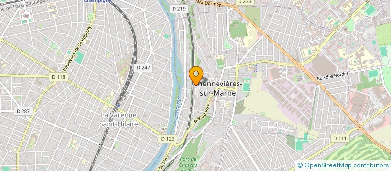 localisation de l'entreprise MONSIEUR GHOUTI MEKIDICHE  CHENNEVIERES-SUR-MARNE