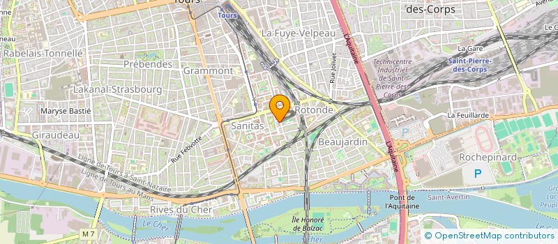 localisation de l'entreprise MONSIEUR GHOZALI IHADADAENE  TOURS