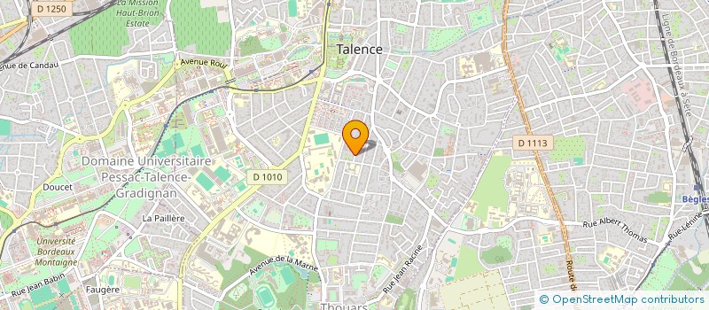 localisation de l'entreprise MONSIEUR GHRIBI BENCHETTI  TALENCE