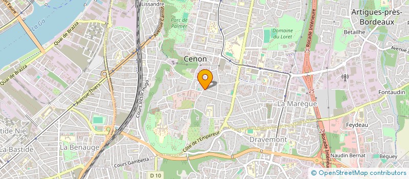 localisation de l'entreprise MONSIEUR GHUILHERME ALVIZE  CENON