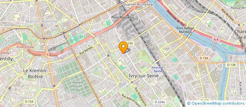 localisation de l'entreprise MONSIEUR GHULAM ABBAS  IVRY-SUR-SEINE