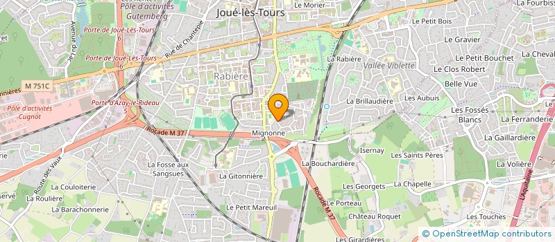 localisation de l'entreprise MONSIEUR GHULAM GONDAL  JOUE-LES-TOURS