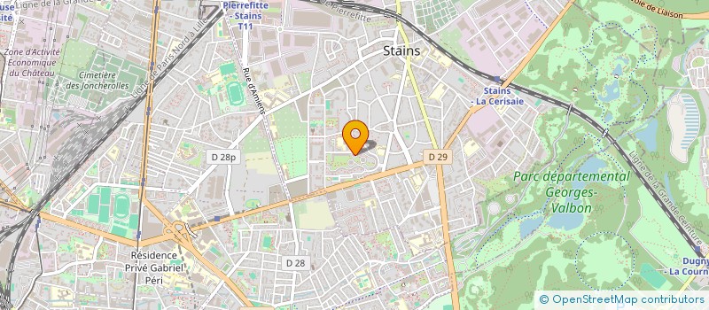 localisation de l'entreprise MONSIEUR GHULAM MOHAMMAD à STAINS