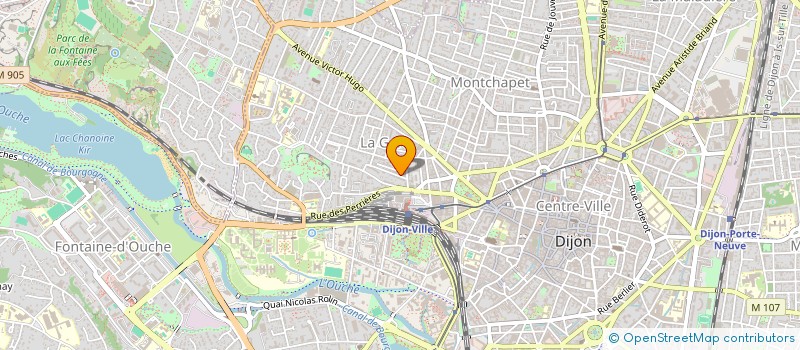 localisation de l'entreprise MONSIEUR GHYSLAIN CANTIN  DIJON