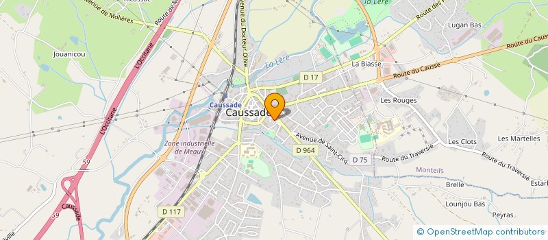 localisation de l'entreprise MONSIEUR GHYSLAIN KIGHERI  CAUSSADE