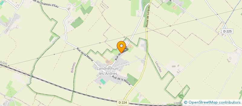localisation de l'entreprise MONSIEUR GHYSLAIN LEROY  LANDRETHUN-LES-ARDRES