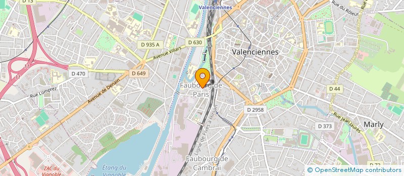 localisation de l'entreprise MONSIEUR GHYSLAIN ROGGEMAN à VALENCIENNES