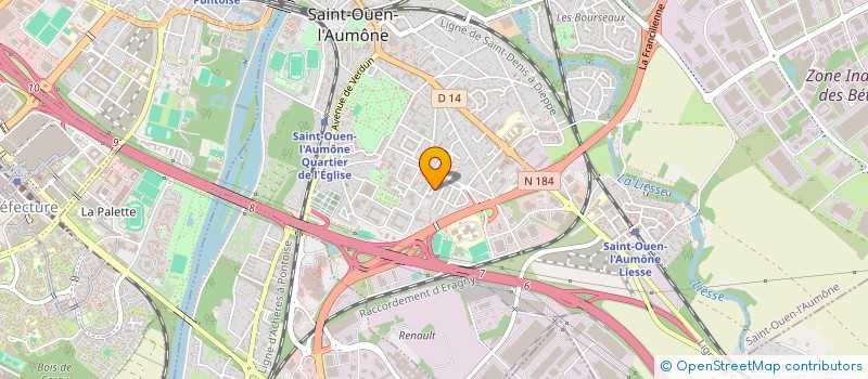 localisation de l'entreprise MONSIEUR GI CHANG à SAINT-OUEN-L'AUMONE
