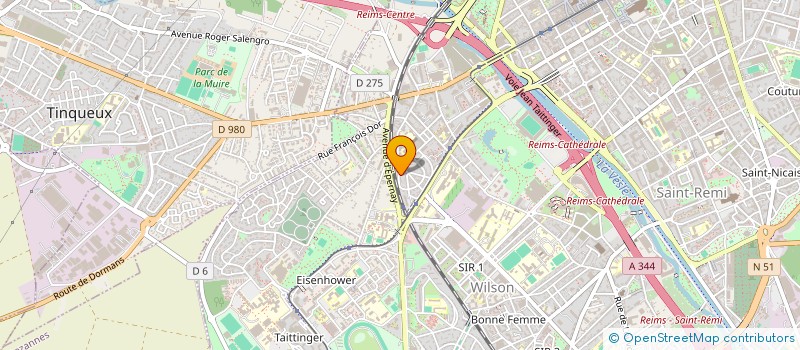 localisation de l'entreprise MONSIEUR GIA DAT HOANG  REIMS